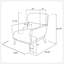 Fauteuil de 30,50 po Joshual CAL117-995505056