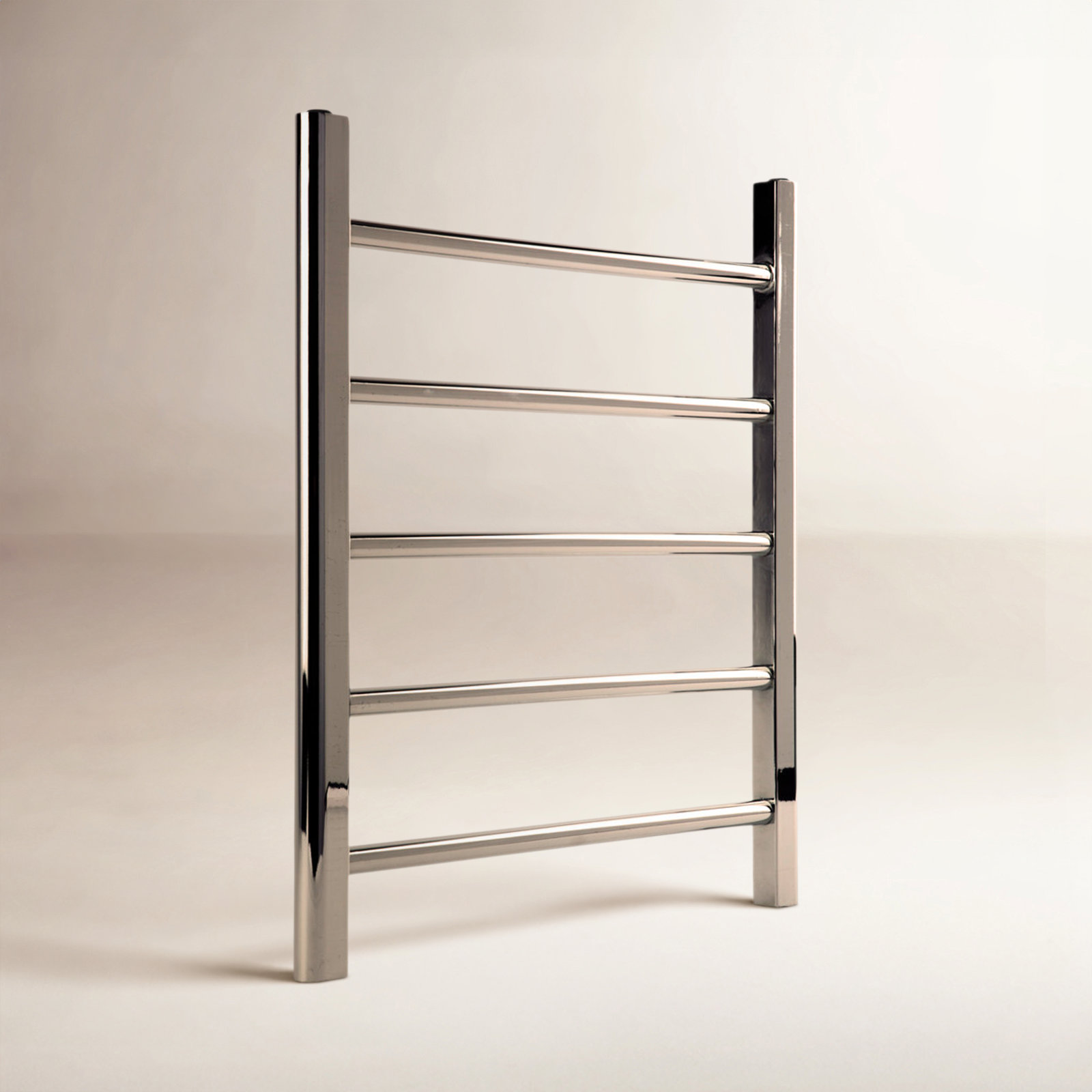 Ryton Wall Mount Electric Towel Warmer, 26" H x 24" W x 5.19" D, Polished Nickel