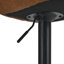 Rapheale Swivel Upholstered Dining Chair Adjustable Height Bar Stool