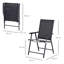 Wardlow Foldable Outdoor Patio Dining Armchair-441779421