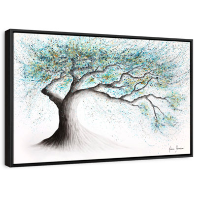 Lucent Lake Tree Canvas Print