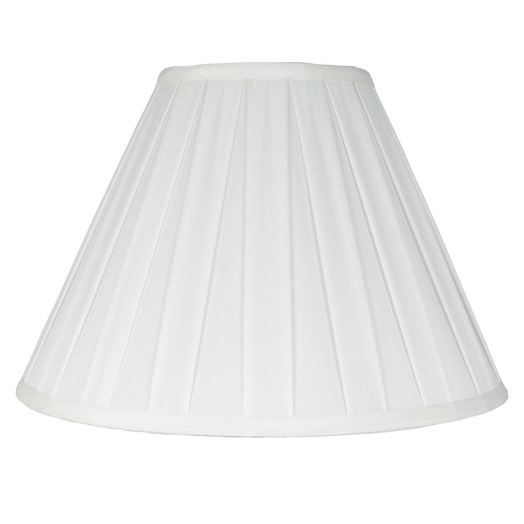 Silk Empire Lamp Shade Charlton Home® Color: Off White Size: 9" H x 14" W x 14" D