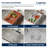 33" L x 22" W Drop-in Kitchen Sink Workstation Sink 16 Gauge Stainless Steel Single Bowl Sink