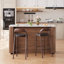 60" Wide Kitchen Island With 2 Sliding Tambour Door Cabinet, Kitchen Cabinet With Power Outlet & Large Drawer For Kitchen, Dinning Room-1584449290
