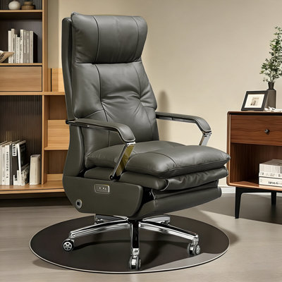 Office Chair 25 in Wide with Ergonomic, Reclining & Leather