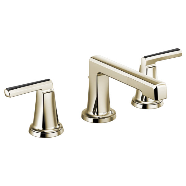 Levoir® Two-Handle Wall Mount Lavatory Faucet, Luxe Nickel, Low Cross Handle, 1.2