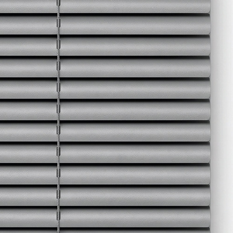 Premium PVC & Aluminum Venetian Window Blinds, Easy Fit with Light Control & Privacy, Grey, 150 cm L x 120 cm W