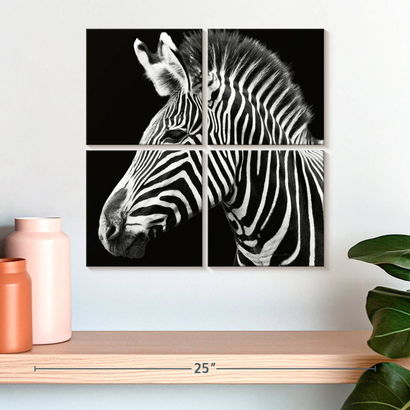 Brampt Zebra Stripes Pattern III, 18" H x 18" W