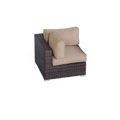 33" Wide Corner Wedge With  Cushions – Fully Assembled Outdoor Sectional Piece
