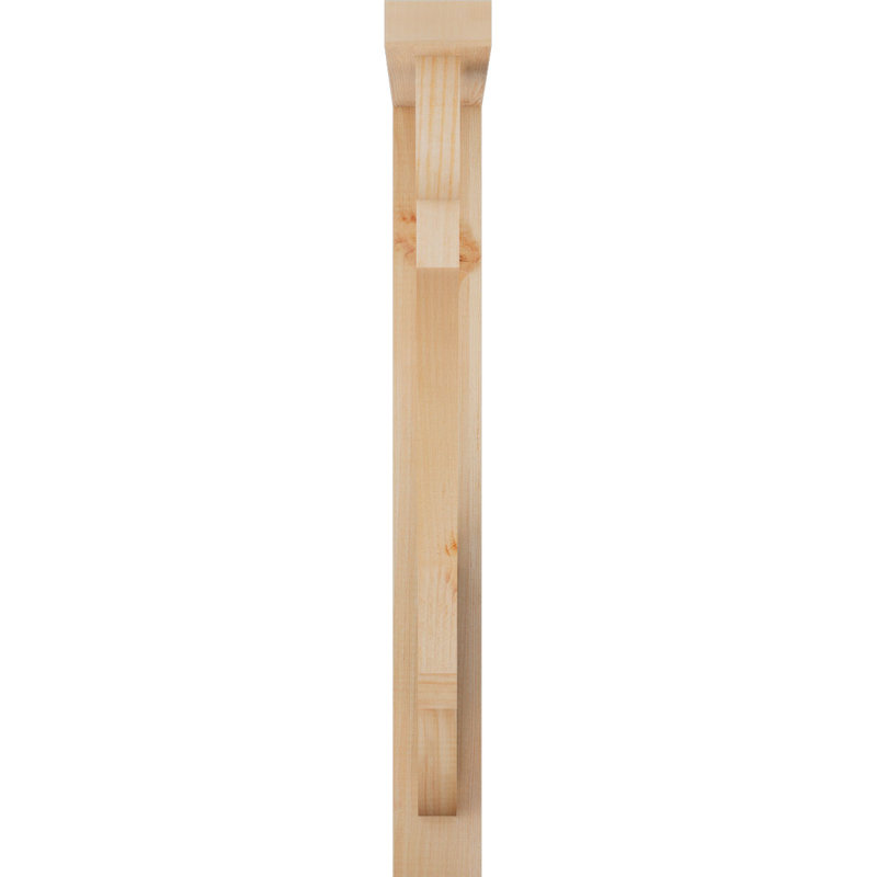 Support de bloc olympique l 3 1/2 po x P 20 po x H 32 po avec support décalé, sapin Douglas, 32 x 20