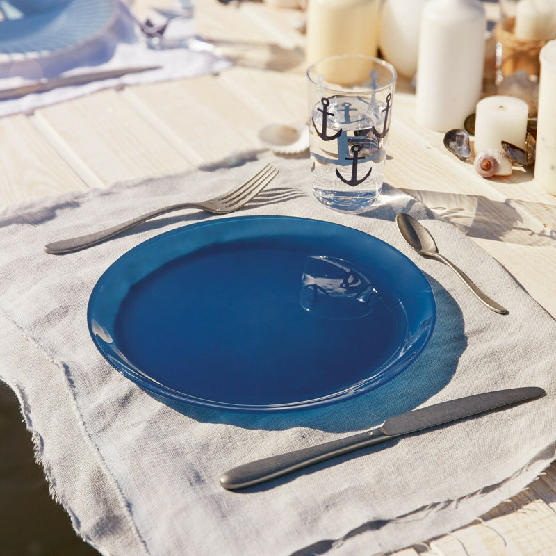 Dinner Plate, Blue