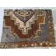 Tapis turc Oushak fait à la main: petit tapis d'entrée antique idéal pour divers styles de décoration