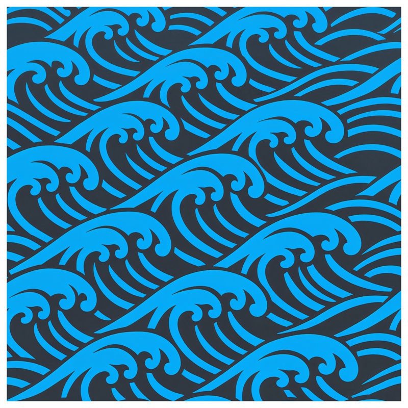 Blue Ocean Waves Comforter, Twin Extra Long