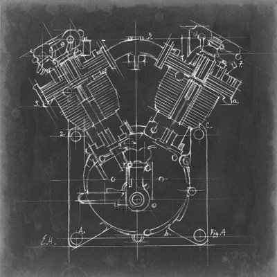 Plan du moteur de la moto II