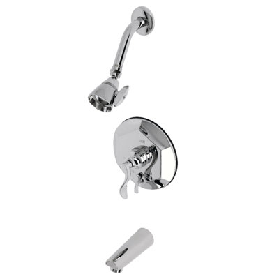 Kingston Brass Single-Handle Pressure Balanced Tub and Shower Faucet