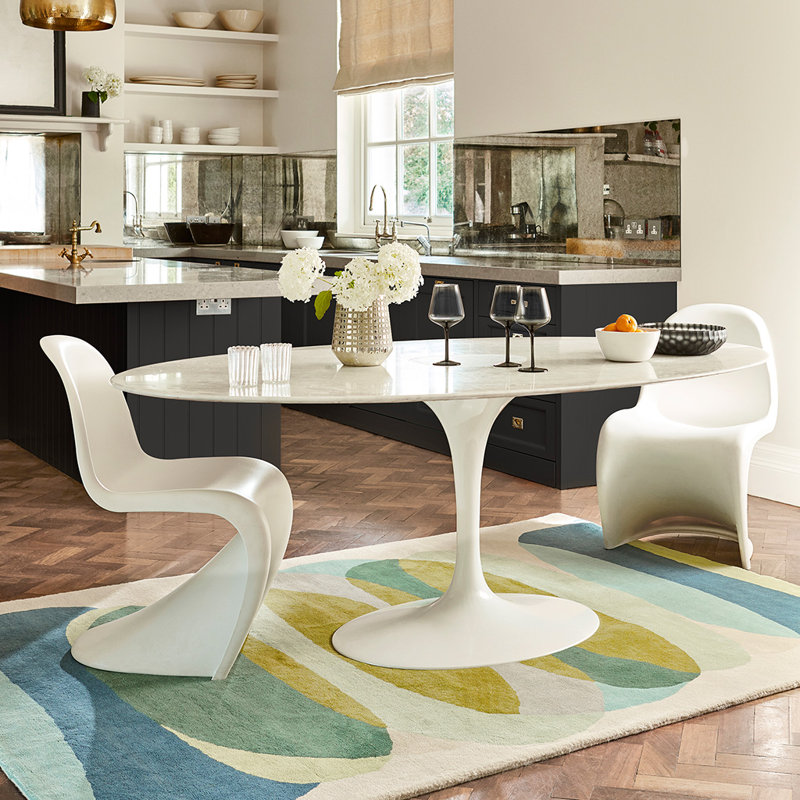 Elliptic Handmade Area Rug, Rectangle 250 x 350cm