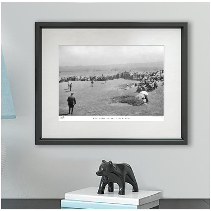 Westward Ho!, Golf Links 1920 by Francis Frith - Single Picture Frame Print, 45cm H x 60cm W x 2.3cm D