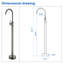Robinet de baignoire autoportant Shamanda-62789821