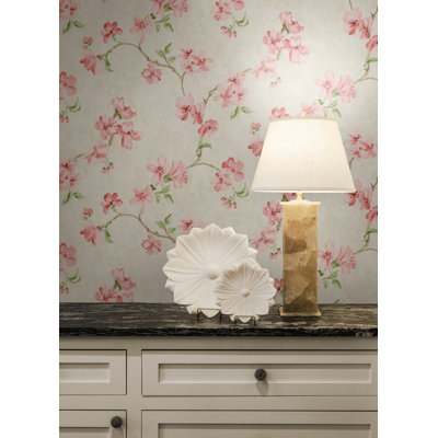  Papier peint brut à motif floral Bromsgrove Designs