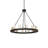 Hanar 12 - Light Dimmable Wagon Wheel Chandelier