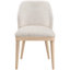 Chaise rembourrée en tissu texturé beige Valeo-1921751700-1921751702