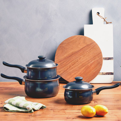 6 - Piece Non-Stick Carbon Steel Cookware Set