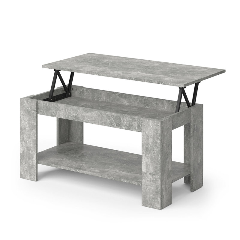 Mallon Lift Top Four Leg Coffee Table with Storage