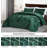Diamond Stitch Reversible Plush Distressed Velvet Quilt Set-1951035367-1963264249