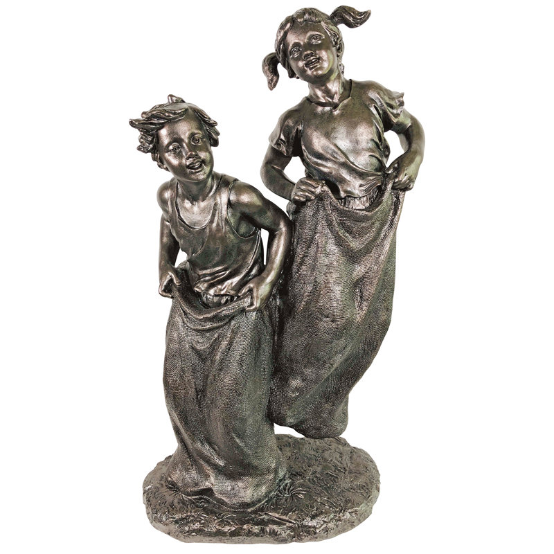 Grande statue sac course pour enfants