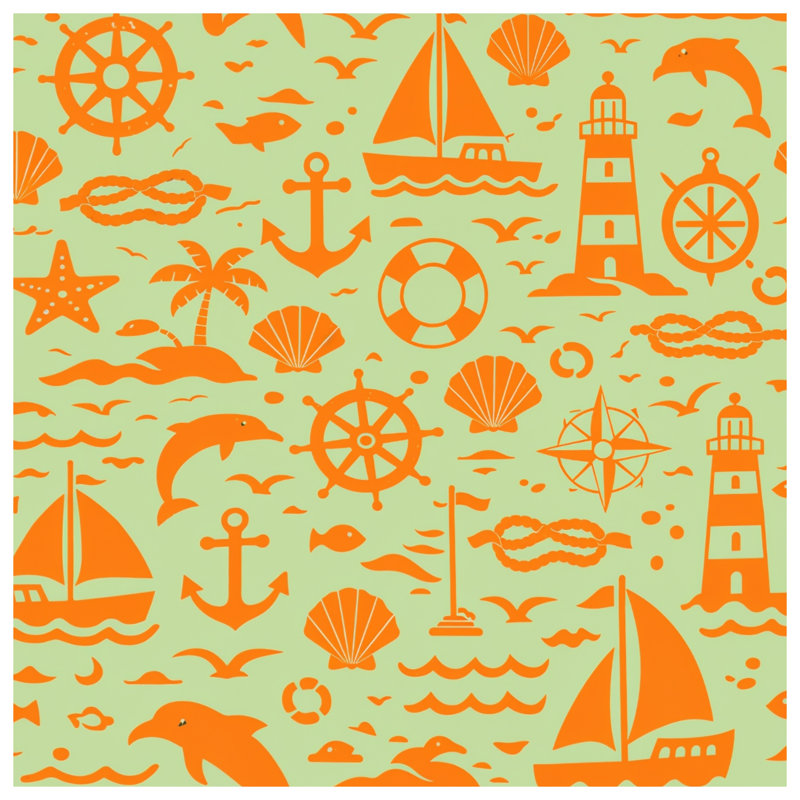 Tapis de bain orange, 24in W x 17in L