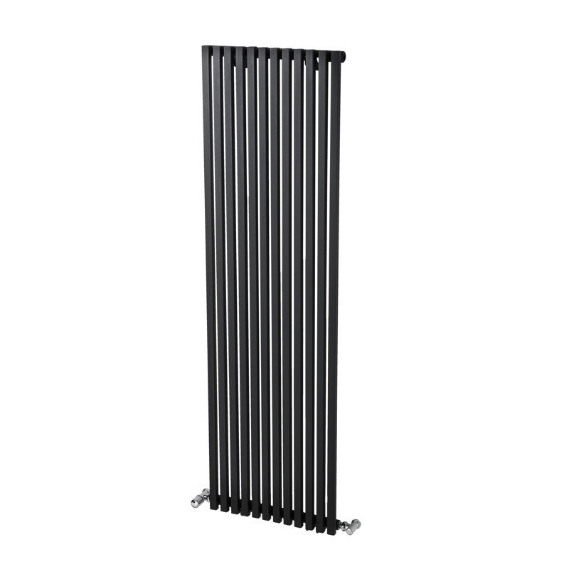 Bjorn Vertical Designer Radiator, White, 180cm  H x 283cm W x 6.1cm D