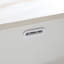 Comptoir de meuble-lavabo 43 po - Marbre blanc avec veines magnifiques, lavabo rectangulaire, dosseret de 4 po, trou de robinet pré-percé, armoires compatibles 42 po x 21 po, assorti aux armoires centrales: l 42 po x P 21 po