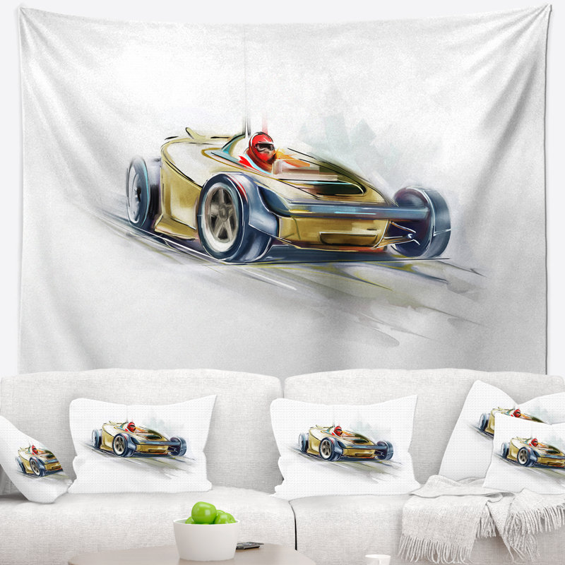 Polyester Tapestry, 50" H x 60" W