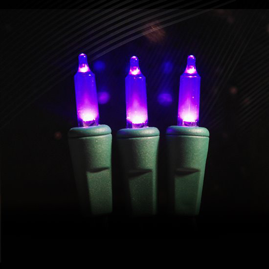 Guirlande de 50 lumières, Mauve