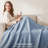 Bedsure Cotton & Rayon from Bamboo Waffle Blanket, Lightweight and Breathable for Year-Round Comfort-108924553-108924549