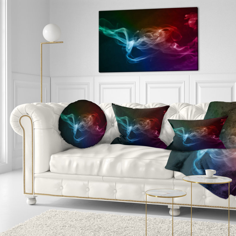  Coussin lombaire Abstract Smoke Waves