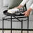 Steel Tray Top End Table (Black)-72706582