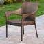 Chaise d'extérieur en résine, 52637,00MBRN KD MP4