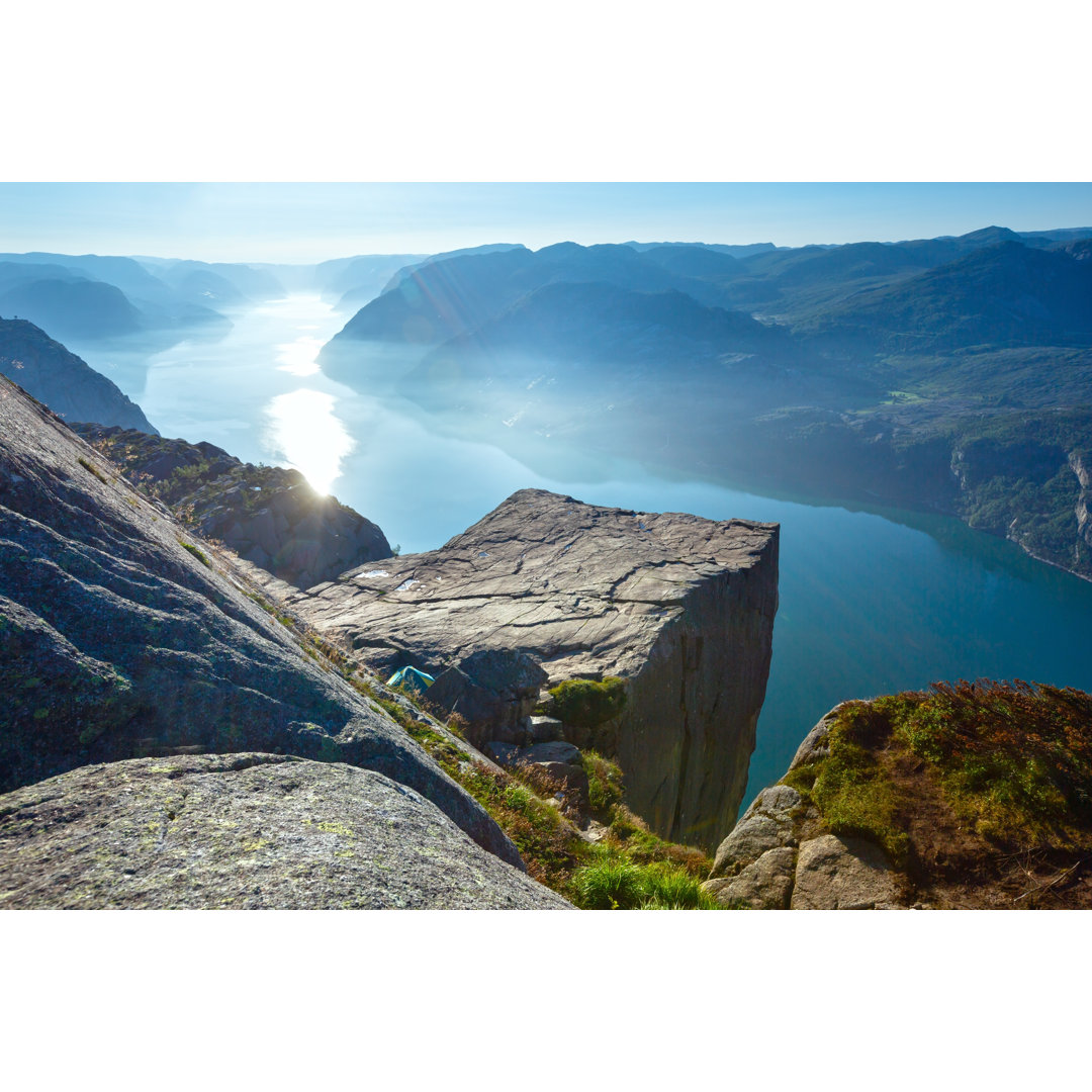 Preikestolen Massive Cliff Top (Norway) - Wrapped Canvas Print