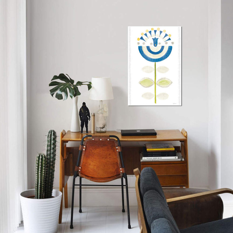 «Hygge Flowers III», reproduction sur toile, H 60 po x l 40po x P 1,5 po, Pas de tapis, Toile tendue