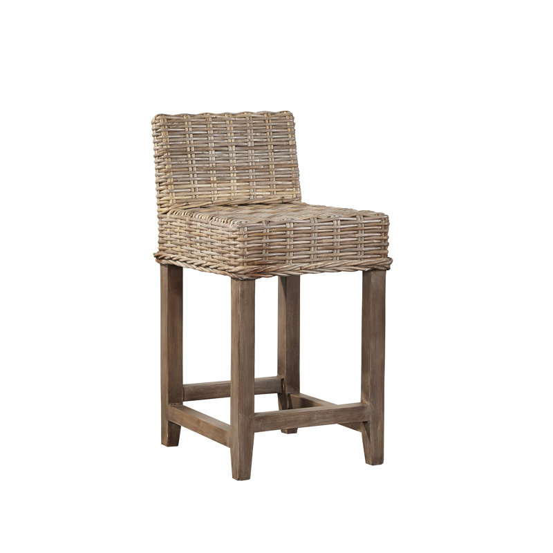 Baxter Stool with Solid Wood Frame