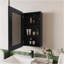 Armoire à pharmacie Wenge avec miroir inclus