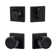 Bergen Square Passage Knobset with Modern Deadbolt