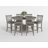 Louroukina Antique White Counter Height Chairs 