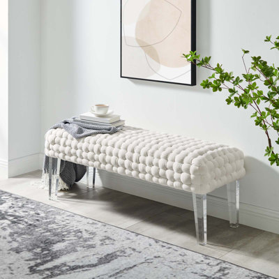 Repose-pieds en velours performance Prologue par Modway