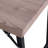 SUNJOY 3 Piece Patio Bistro Set LONDON with shelf, Patio Set with Folding Table & Chair and Storage Space, Garden Furniture Set for 2
