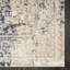 Tapis bleu / gris à motif floral Ophelia Lux-1771687596