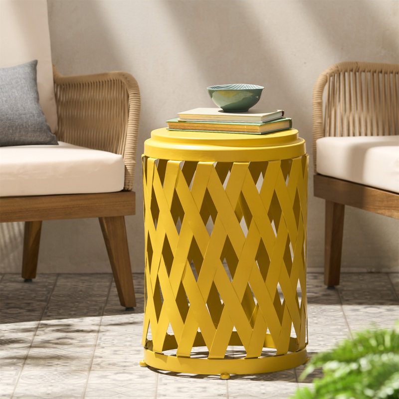 Selen 15 Side Table (Only Include Table), Yellow