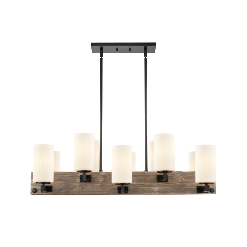 Lustre rectangulaire 10 lumières Blawnox