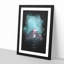 Mountain Peak in Wyoming - Picture Frame Graphic Art Print-56857056-56857059